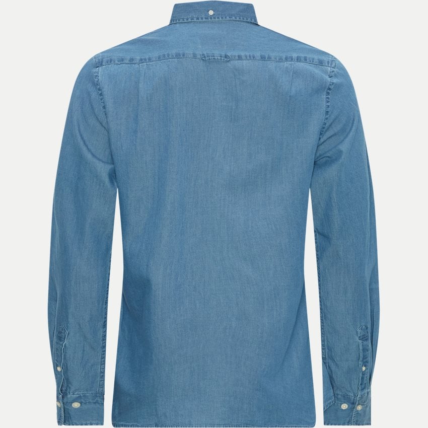 Gant Skjorter REG INDIGO BD 3000400 SEMI LIGHT BLUE